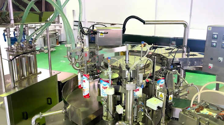 Rotary Pouch Filling Machine - Output Section