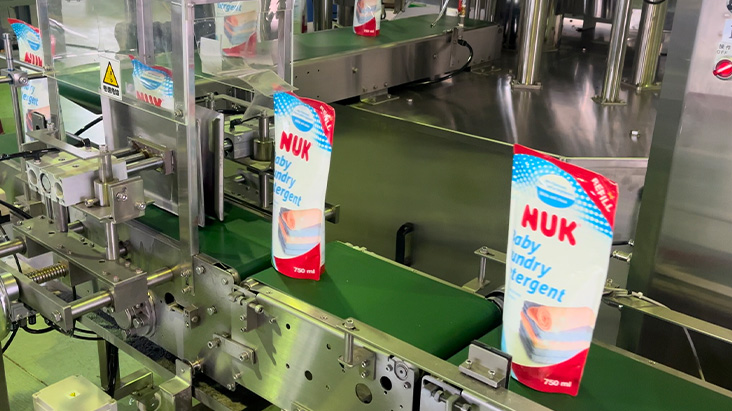 Rotary Pouch Filling Machine - Filling Section